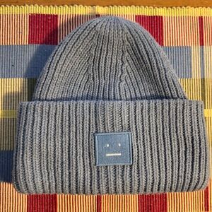 Light Blue Knit Beanie